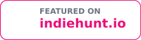 Featured on IndieHunt