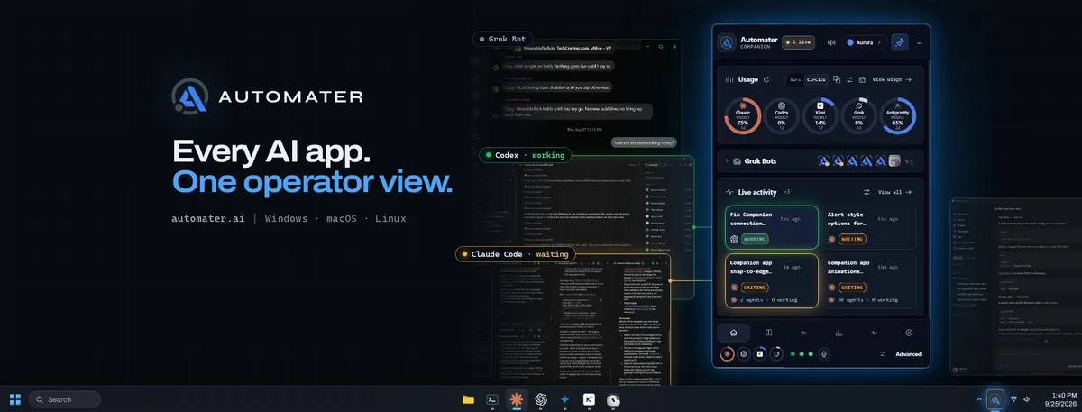 Automater Facebook cover banner
