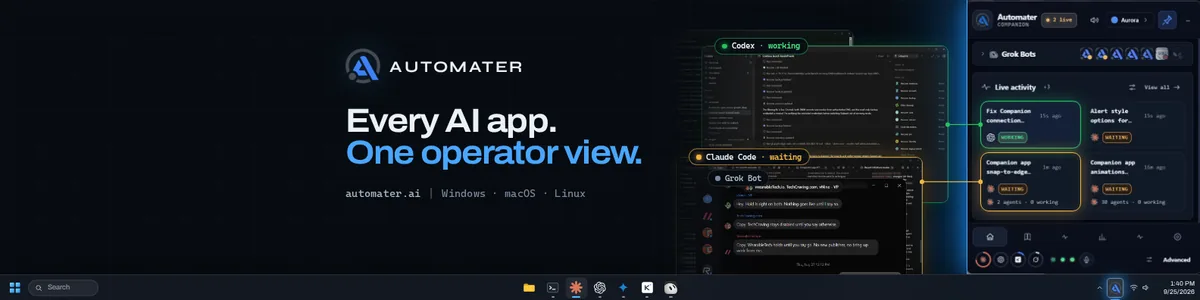 Automater LinkedIn profile banner