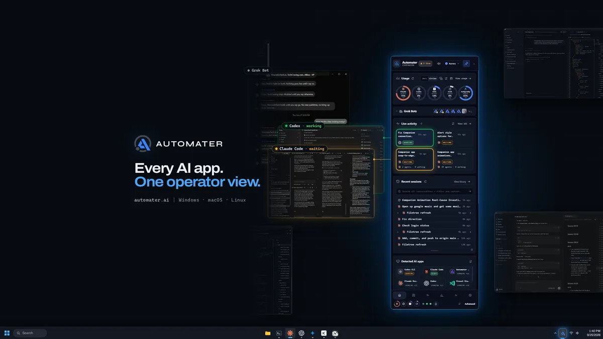 Automater YouTube channel art banner